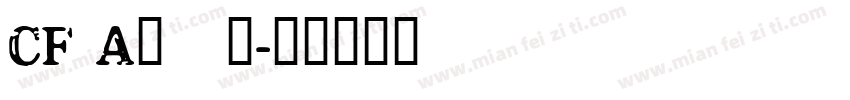CF Asty字体转换